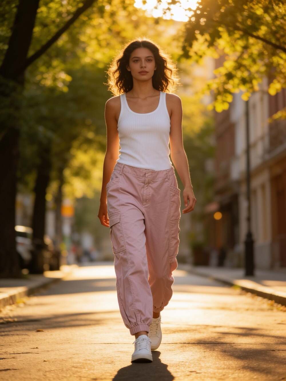 Gap Downtown Jogger Pink Cargo Pants Women's Size XXL